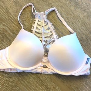 Aerie Brooke Front Closure Bra 34B T-Shirt Lace